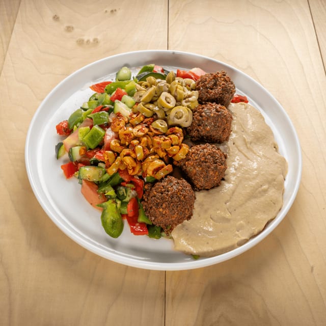 Jerusalem Combo Platter with Salad.