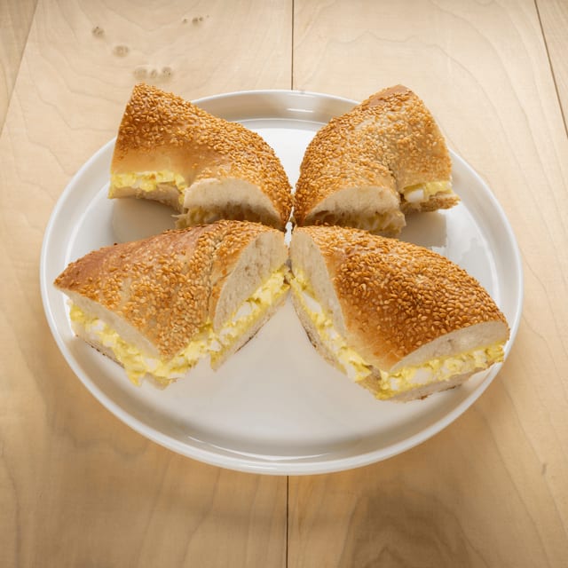 Egg Salad J-Bagel.