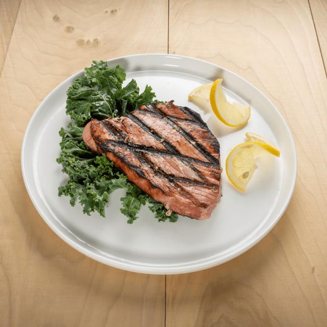 Grilled Tuna Steak Plate.