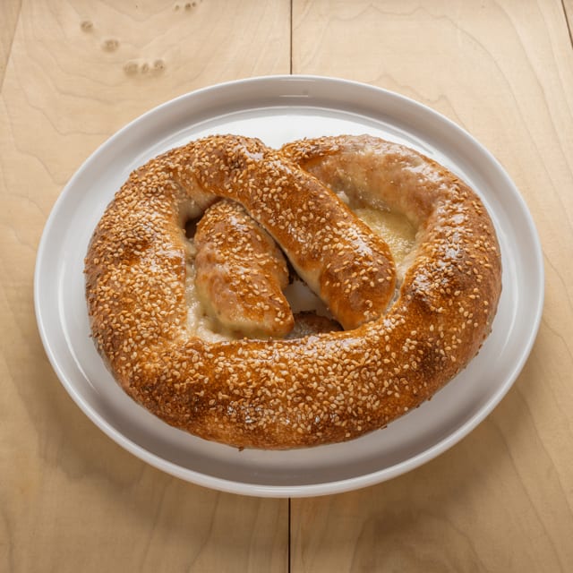 Cheese Pretzel Calzone.