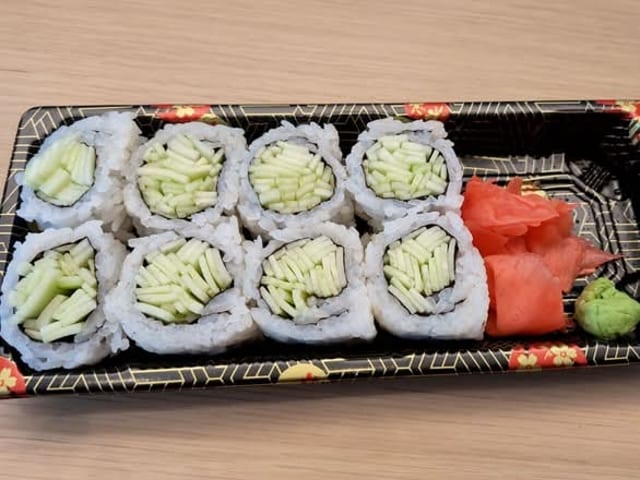 Spicy Tuna Cucumber Roll.