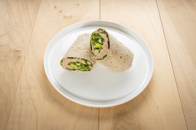 Tuna Salad Wrap & Soup.