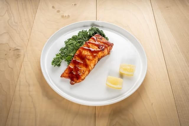 Whole Teriyaki Salmon (GF).
