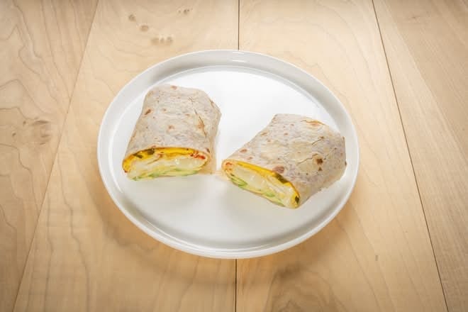 Spicy Spanish Omelet Wrap.