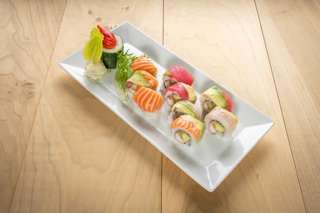 Rainbow Dragon Roll.