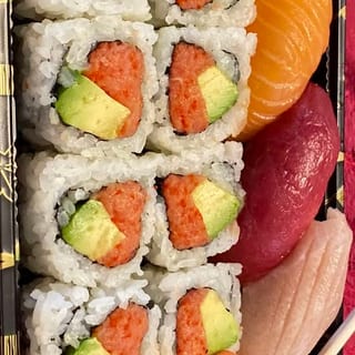 Tri-Color Sushi Combo Roll