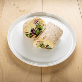 Egg Salad Wrap & Soup